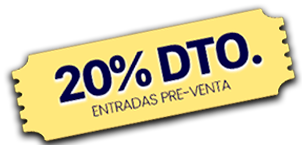 20% Descuento — Entradas pre-venta
